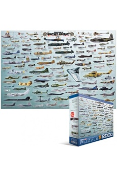 Puzzle Xbite Ltd Eurographics puzzle 2000 pc - evolution of military aircraft