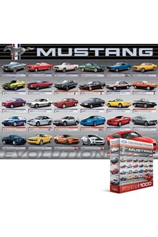 Puzzle Xbite Ltd Eurographics puzzle 1000 pc - ford mustang evolution 50th anniversary (ls)