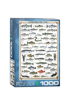 Puzzle Xbite Ltd Eurographics puzzle 1000 pc - freshwater fish