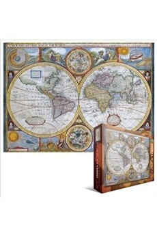 Puzzle Xbite Ltd Eurographics puzzle 1000 pc - antique world map