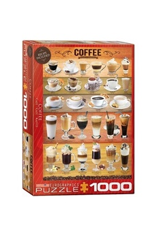 Puzzle Xbite Ltd Eurographics puzzle 1000 pc - coffee
