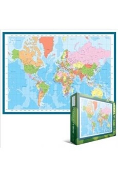 Puzzle Xbite Ltd Eurographics puzzle 1000 pc - map of the world