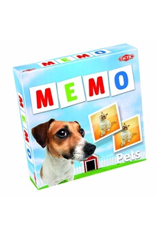 Loto mémo et domino Tactic Memo pets game
