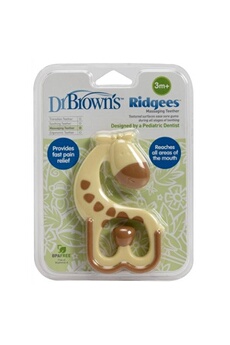 Anneaux de dentition Dr Brown Dr brown's ridgees giraffe teether