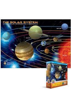 Puzzle Xbite Ltd Eurographics puzzle 100 pc - the solar system (mo)