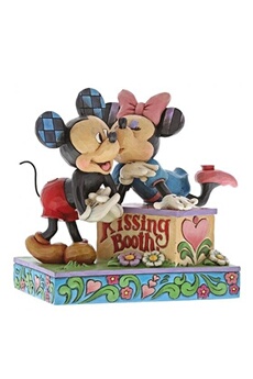 Figurine de collection Enesco Kissing booth (mickey mouse & minnie mouse) disney traditions figurine