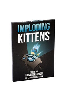 Carte à collectionner Exploding Kittens Llc Implication des chatons c'est la première expansion des chatons qui explosent