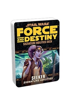 Carte à collectionner Fantasy Flight Games Star wars force and destiny: seeker signature specialization deck