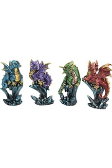 Accessoire de déguisement Nemesis Now Dragonling brood (pack of 4) dragon figures