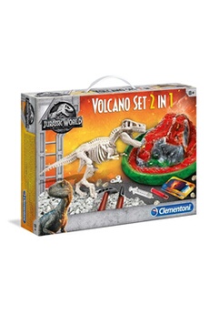 Figurine pour enfant Science Et Jeu Archéo ludic jurassic world - t-rex & volcan