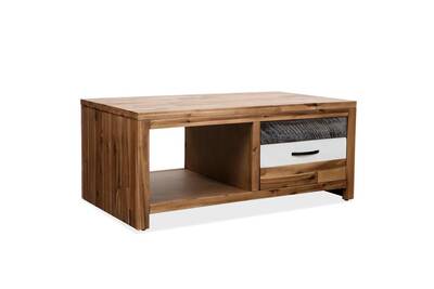 Table Basse Vidaxl Table Basse Bois D Acacia Massif 90 X 50 X 37 5