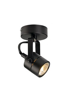 lampe de lecture slv spot 79, 230v applique et plafonnier, noir, gu10, max. 50w