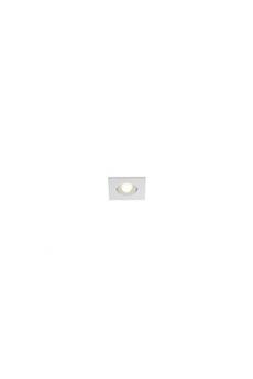 lampe de lecture slv kit new tria mini led carré encastré blanc 3w 3000k 30° clips ressorts