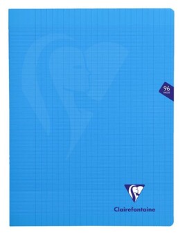 Clairefontaine Mimesys - Cahier polypro 24 x 32 cm - 96 pages - petits carreaux (5x5 mm) - disponible dans différentes couleurs Pas Cher | Bureau Vallée Clairefontaine Mimesys - Cahier polypro 24 x 32 cm - 96 pages - petits carreaux (5x5 mm) - disponible dans différentes couleurs Pas Cher | Bureau Vallée