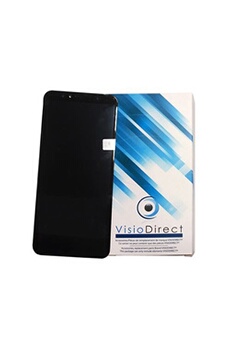Pièces détachées téléphone mobile VISIODIRECT Ecran complet pour Honor 7A 5.7" noir téléphone portable vitre tactile + LCD --