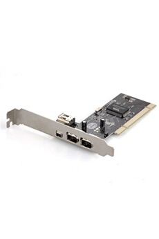 Montage et connectique PC GENERIQUE Carte contrôleur PCI FireWire 1394A 2+1 ports de Vshop