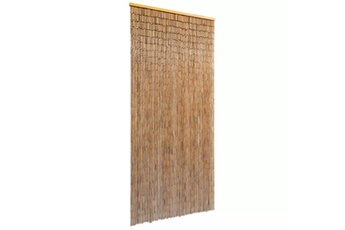 Moustiquaire GENERIQUE Habillages de fenêtre edition majuro rideau de porte bambou 90 x 200 cm