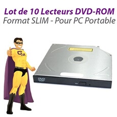 Graveur Dvd / Cd Philips Lot 10X Lecteurs Slim Dvd-Rom Sata Philips Lite-On Sony Hitachi Pc Portable Sff