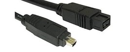 Câble FireWire 400 à 800 1.8m - 9 Broches Vers 4 Broches IEEE1394b Compatible Mac Et PC
