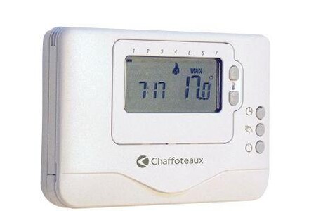 Thermostat et programmateur de température Chaffoteaux Thermostat programmable easy control