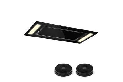 Groupe Filtrant Klarstein Remy Hotte Aspirante Encastrable 90cm Groupe Filtrant 620 M H 2 Filtres Recyclage Noir Darty