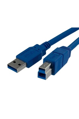 Cables USB GENERIQUE Câble d'Imprimante USB A-B - Epson Printer Cable -  pour tous Epson Imprimantes 1.8M USB 3.0 Bleu de Vshop