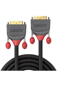 Montage et connectique PC LINDY Câble dvi-d dual link 10m anthra line