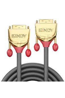 Montage et connectique PC LINDY Câble dvi dual-link - 0.50m gold line