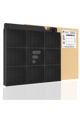 Accessoire Hotte Wpro Fc02 - filtre à charbon antiodeurs compatible type 15 - 225 x 210 x 30 mm - 300g/m² chf15/1