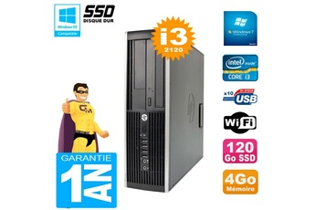 PC De Bureau HP PC HP Compaq 8200 Sff Core I3-2120 Ram 4Go Disque 120 Go SSD Graveur Dvd WiFi W7