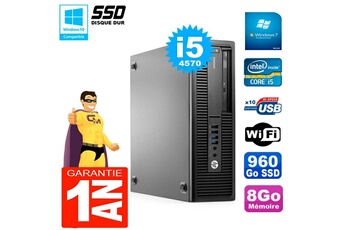 PC De Bureau HP PC HP Elitedesk 800 G1 Sff Core i5-4570 Ram 8Go 960 Go SSD Graveur Dvd WiFi W7
