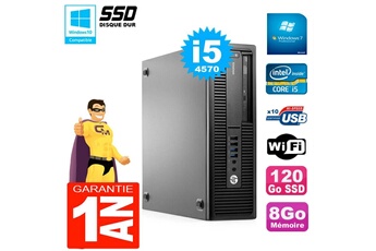 PC De Bureau HP PC HP Elitedesk 800 G1 Sff Core i5-4570 Ram 8Go 120 Go SSD Graveur Dvd WiFi W7