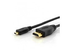 Câble adaptateur Micro HDMI Type D vers HDMI Type A avec la 3D audio et Ethernet - 1m80 de Vshop