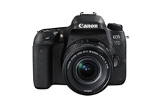 EOS 77D - Appareil photo numérique - Reflex - 24.2 MP - APS-C - 1080p / 60 pi/s - 3x zoom optique objectif EF-S 18-55 mm IS STM - Wi-Fi, NFC,