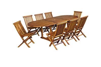 Ensemble Table Et Chaise De Jardin Wood En Stock Salon De Jardin