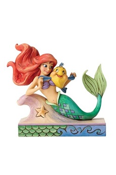 Statue Disney Princesses Figurine de Collection Ariel et Polochon