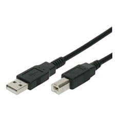 Câble USB 2.0 Premium Quality - A mâle vers B mâle, 2.0 High Speed 480Mbps pour toutes les imprimantes USB, y compris Epson, HP, Canon, Lexmark et