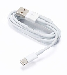 Cable 1 m pour iPhone 5/5 C/5S/6/6 Plus/6s/6S Plus 7/7 Plus 8/8 Plus câble de raccordement USB de synchronisation des données
