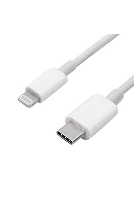 Cables USB Ineck ® USB C Cable iPhone 7 (1m) Type C to Lightning Charger  Adapter pour iPhone x 8 7 7 Plus 6 Mac Macbook Chromebook Pixel