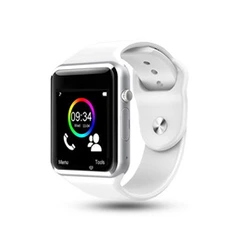 Montre connectée GENERIQUE A1 Montre intelligente Bluetooth blanc