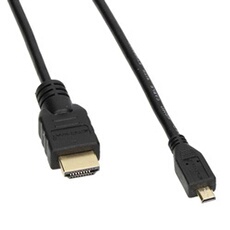 Câble HDMI vers Micro HDMI (Type D) - Pour Tablettes et Smartphones - Version 1.4 / 2.0 - Full HD 1080p / Ultra HD 2160p - Ethernet et 3D