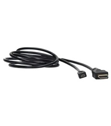 Câble 2 Mètres Micro HDMI vers HDMI pour Tablettes Asus Transformer Pad TF700 TF201 TF300, VivoTab Smart ME400C - Connecter la Tablette à un