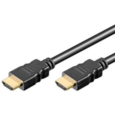 Câble HDMI Haut Débit 1,8m - 3D, Full HD, 1080p, HDR, ARC, Ethernet - pour PS4, Xbox One, Wii, Canal + HD, TVs , LCD, LED