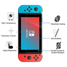 Protection Ecran Nintendo Switch Vitre Nintendo Switch Verre Trempé Tempered Glass Screen Protector Nintendo Switch Film