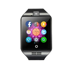 Montre connectée GENERIQUE Q18 Montre intelligente Bluetooth Noir