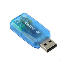 Portable Adaptateur audio Carte son USB 5.1 externe audio