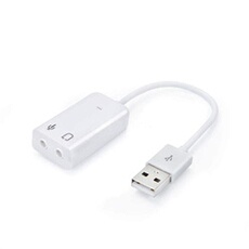 Carte son externe Cable USB vers jack carte son 7.1