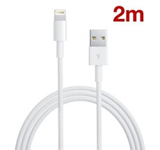 Câble 2M pour iPhone iPad Lightning vers USB Recharge et Data Sync pour iPhone X 8 Plus 7 Plus 6S Plus 6 Plus 5C 5S 5 SE, iPad Pro, iPad Air, iPad