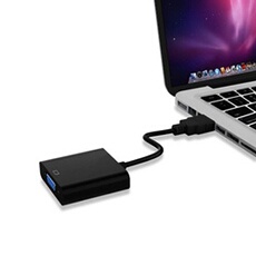 Adaptateur HDMI vers VGA 1080P Convertisseur HDMI Mâle à VGA Femelle Compatible avec Macbook, PC, Ordinateur Portable, Ecran, TV Box , HDTV ,