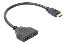 Adaptateur Switch HDMI mâle vers 2 x HDMI femelles
